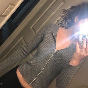 Express Zipper Sweater